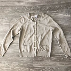 J. Jill Button up Tan Knit Cardigan SZ. S